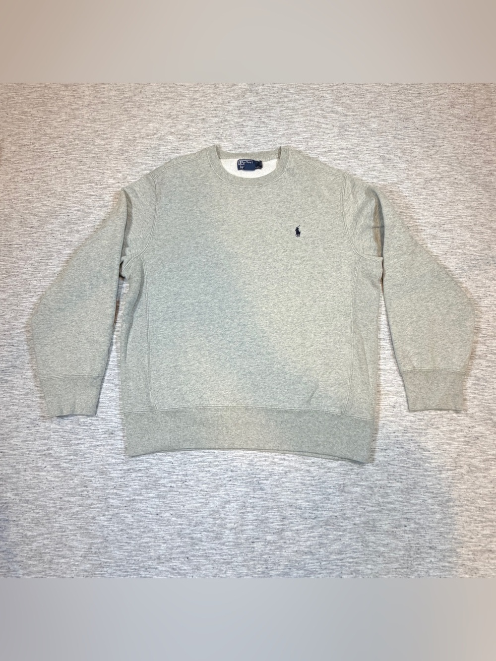 Polo Ralph Lauren Mens Grey Crewneck Sweatshirt Size Large